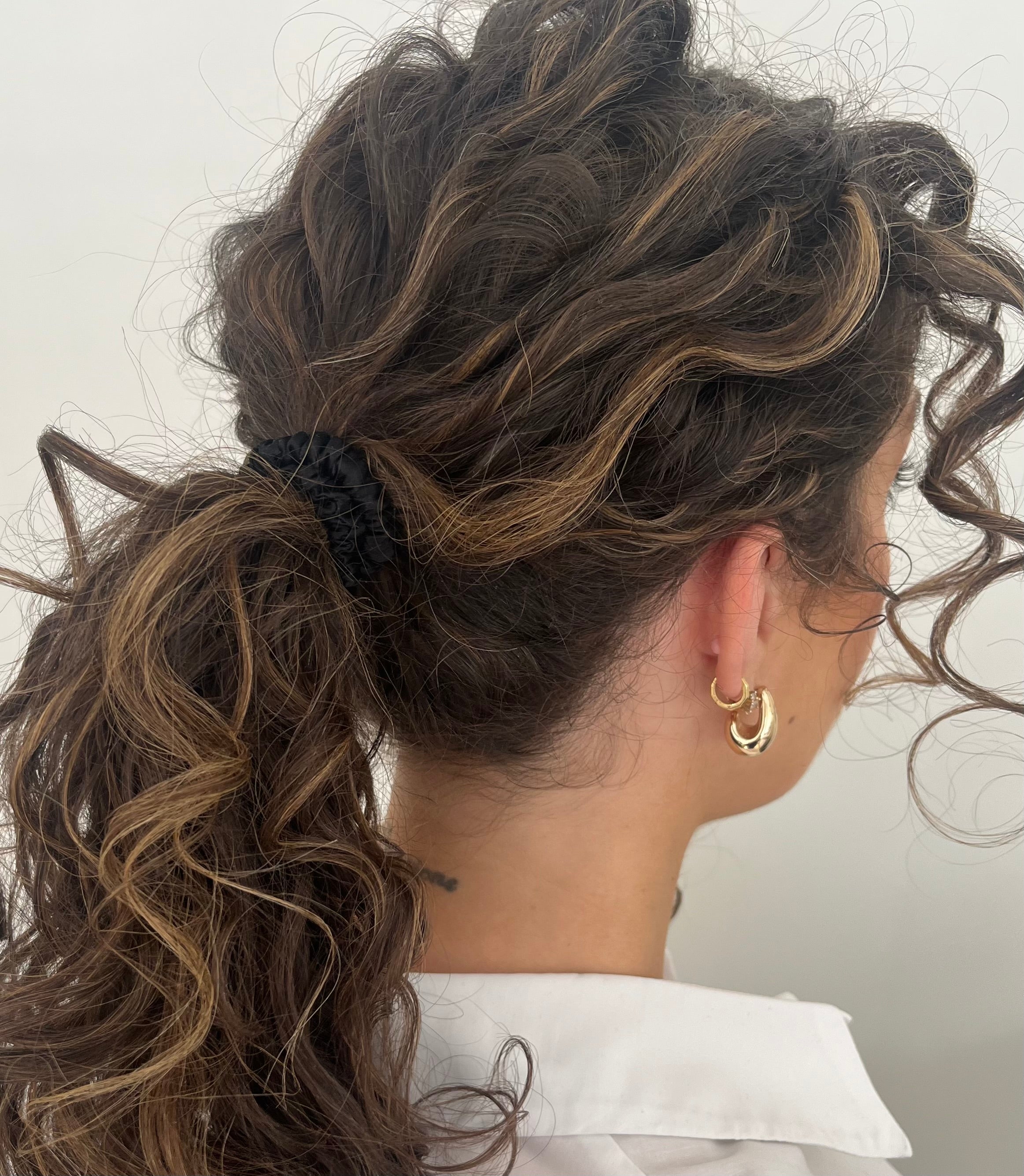 The Sleek Scrunchie (set of 3) - Black