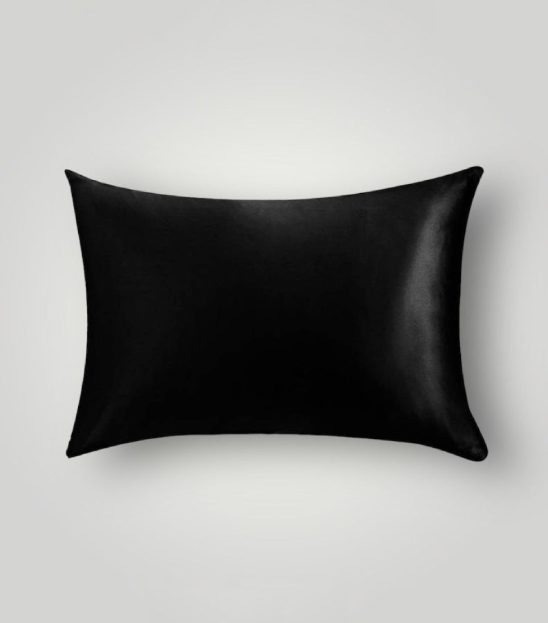 Black Pillowcase and Scrunchie Gift Set