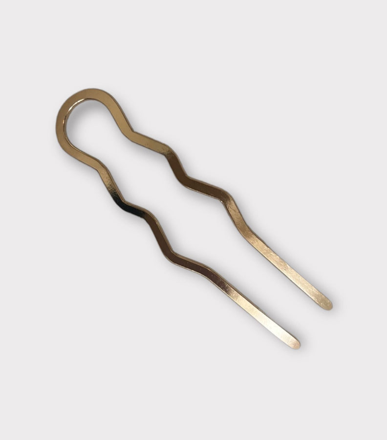 U-Shaped Hair Pins - Gold Colour (set of 5)